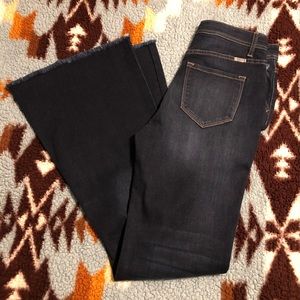 NWOT Kancan Distressed Flares